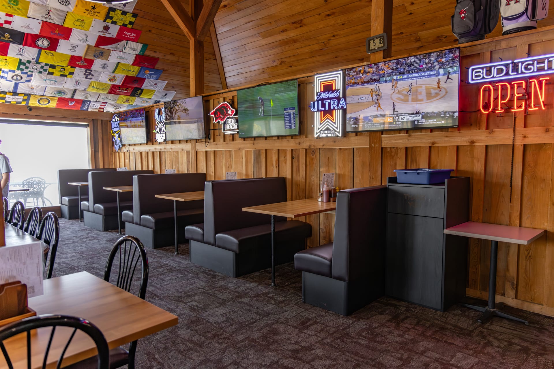 Golden-hour life at The Creeks: the patio, the music, and the course